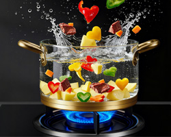 glass cooking pot