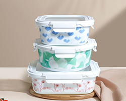 opal glass food container