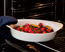 opal glass oven dish