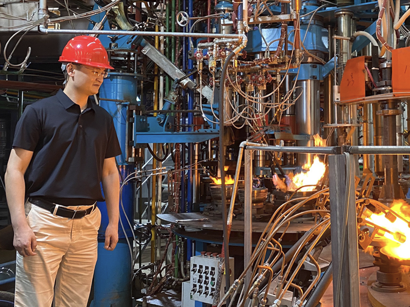SHULOPAL's first opal glass production line