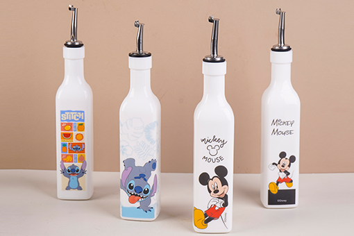 Disney Opal Glass oil bottle