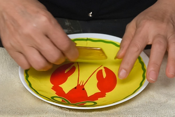 step #7 opal glass decoration