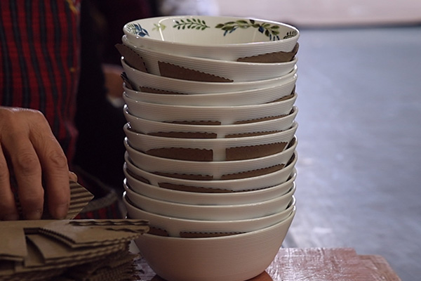 step #9 opal glass finished products QC