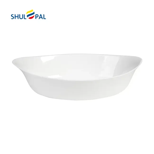 SHULOPAL Opal Glass Oven Dish 34x20cm Smart Handle Oval Shape-NOSYP125