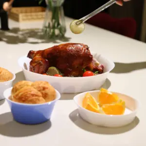 SHULOPAL opal glass oven dishes smart handle series