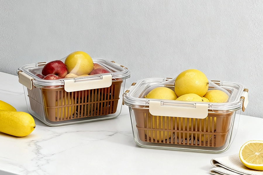 Unbounded Storage Container with Silicone-film Lid