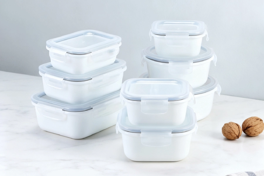 Locking Lid Opal Container