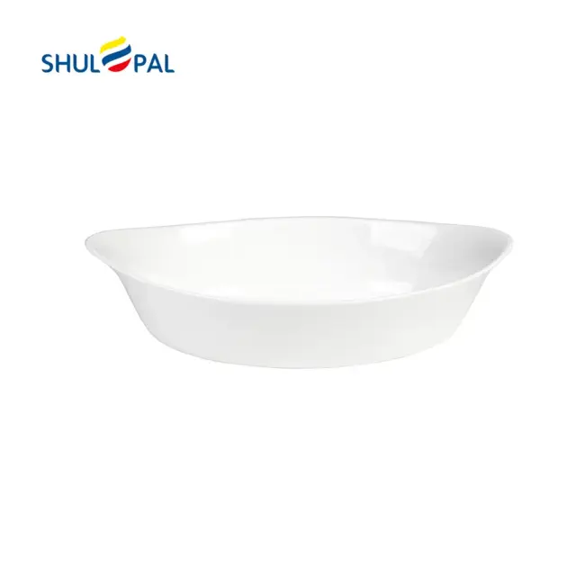 Opal Glass Oven Dish 30x18cm Smart Handle Oval Shape NOSYP115