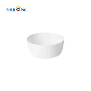 SHULOPAL Opal Glass Oven Dish 12x12cm Round Wavy Shape-NXKW50