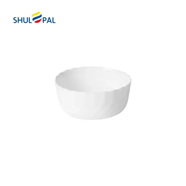 SHULOPAL Opal Glass Oven Dish 12x12cm Round Wavy Shape-NXKW50