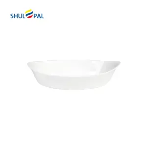 SHULOPAL Opal Glass Oven Dish 25x14cm Smart Handle Oval Shape-NOSYP100