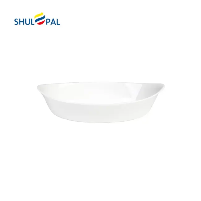 SHULOPAL Opal Glass Oven Dish 25x14cm Smart Handle Oval Shape-NOSYP100