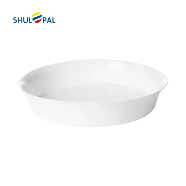 SHULOPAL Opal Glass Oven Dish 30x28cm Smart Handle Round Shape-NCKPR115