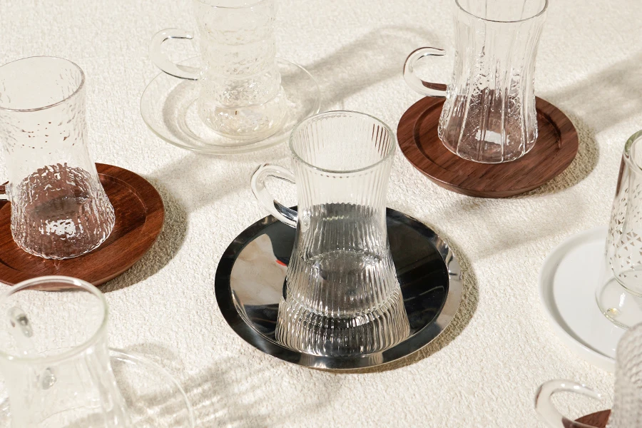 Turkish Tea Glass & Turkish Teapot