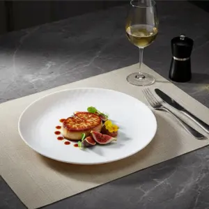 1 DMP85T SHULOPAL diamond textured dessert plate diamond 8.5inch dessert plate