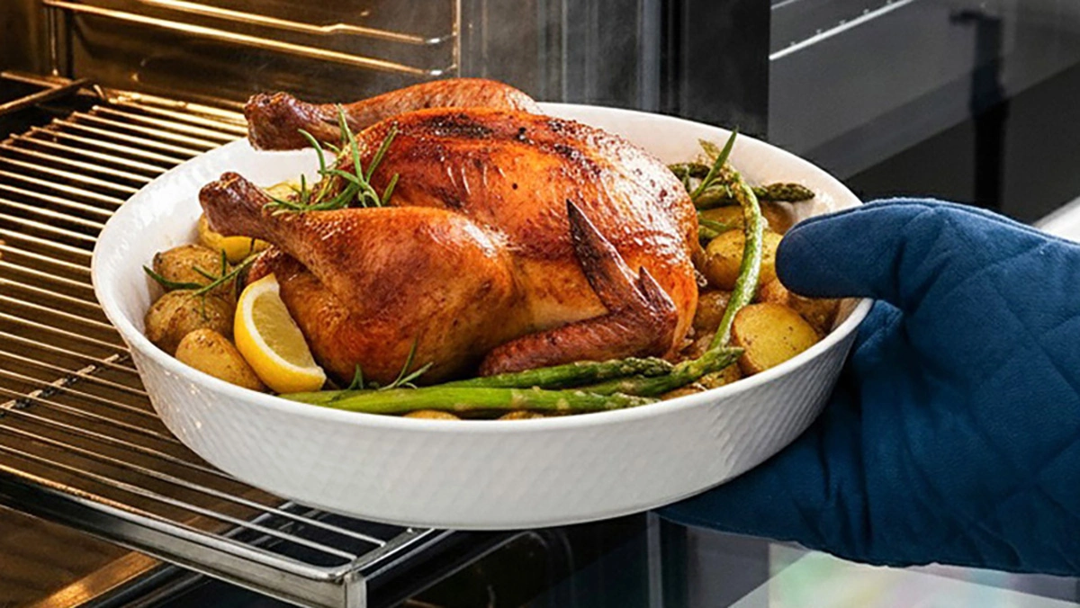 SHULOPAL opal glass oven dish diamond