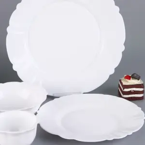 1-GSP80T-SHULOPAL-white opal dessert plate 8 inch