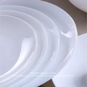 1-NNP75T-SHULOPAL-Opal glass dinnerware-Dessert Plate