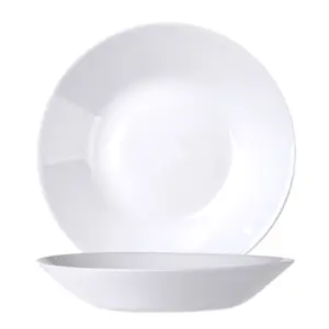 1-NNSP90X-SHULOPAL-Opal glass dinnerware-Soup Plate