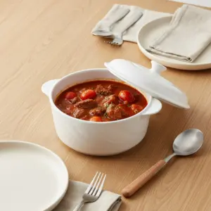 1-NYGG25-SHULOPAL-Textured Glass Ovenware Round Casserole 26x21cm.webp