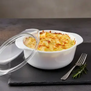 1-YGG15-SHULOPAL-Glass Casserole Dish Round Opal With Lid 23x19cm.webp