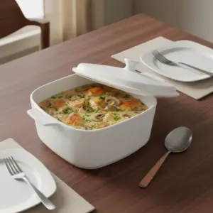 2-FYGG25-SHULOPAL-Square Glass Casserole With Lid 25x21cm.webp