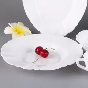 2-GSSP90T-SHULOPAL-opal glass soup plate 9 inch