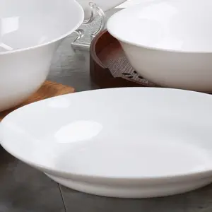2-NSP80T-SHULOPAL-opal glass dinnerware-Soup Plate