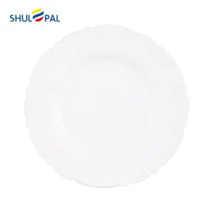 3-GSP80T-SHULOPAL-white opal dessert plate 8 inch