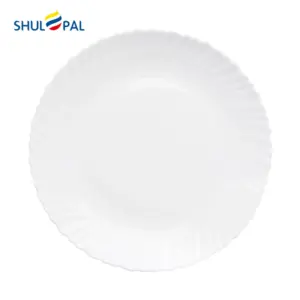 3-NHP95LT-SHULOPAL-white-minimalist-dinnerware-9.5inch-dinner-plate-spinning.webp
