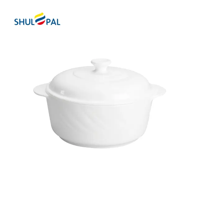 3-NYGG25-SHULOPAL-Textured Glass Ovenware Round Casserole 26x21cm.webp