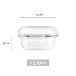 4-3SC125-PLL0-SHULOPAL-Locking Lid Glass Container-Borosilicate Glass Food Container - Square.webp