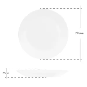 4-NNP100X-SHULOPAL-Opal glass dinnerware-Dinner Plate