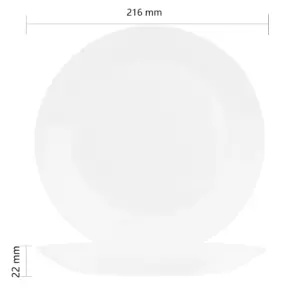 4-NNP85T-SHULOPAL-Opal glass dinnerware-Dessert Plate