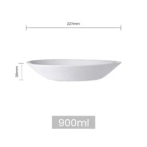4-NNSP90X-SHULOPAL-Opal glass dinnerware-Soup Plate