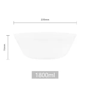 4-NNW925X-SHULOPAL-Opal glass dinnerware-Salad Plate