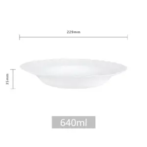 4-NZSP90T-SHULOPAL-Opal Dinnerware-Soup Plate