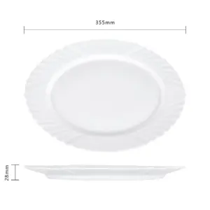 4-NZYP140T-SHULOPAL-Opal Dinnerware-Serving Plate