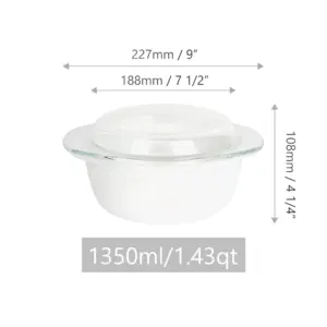 4-YGG15-SHULOPAL-Glass Casserole Dish Round Opal With Lid 23x19cm.webp
