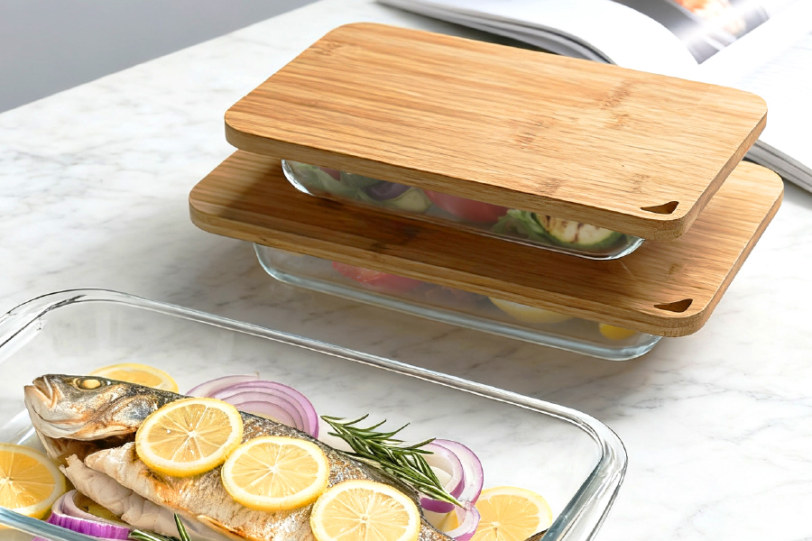 SHULOPAL Glass Baking Dishes with Lid