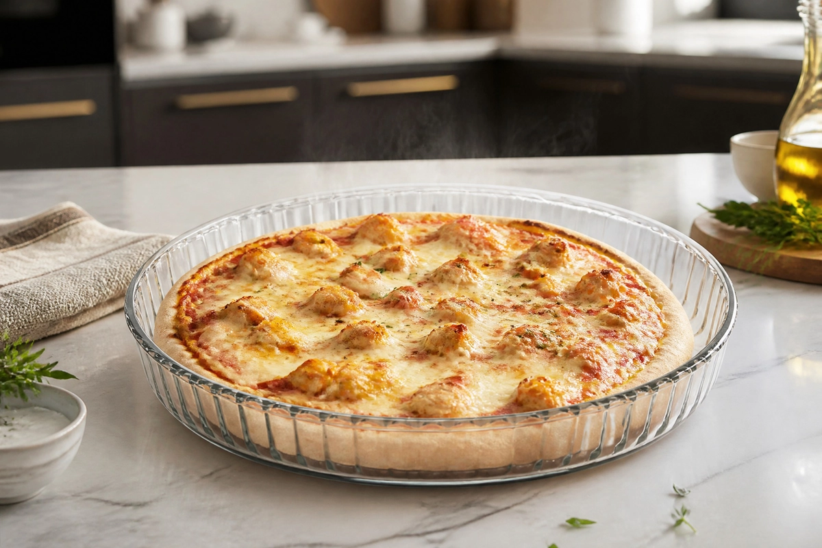Glass pie plate