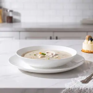 SHULOPAL opal dinnerware soup plate-neo moonlight