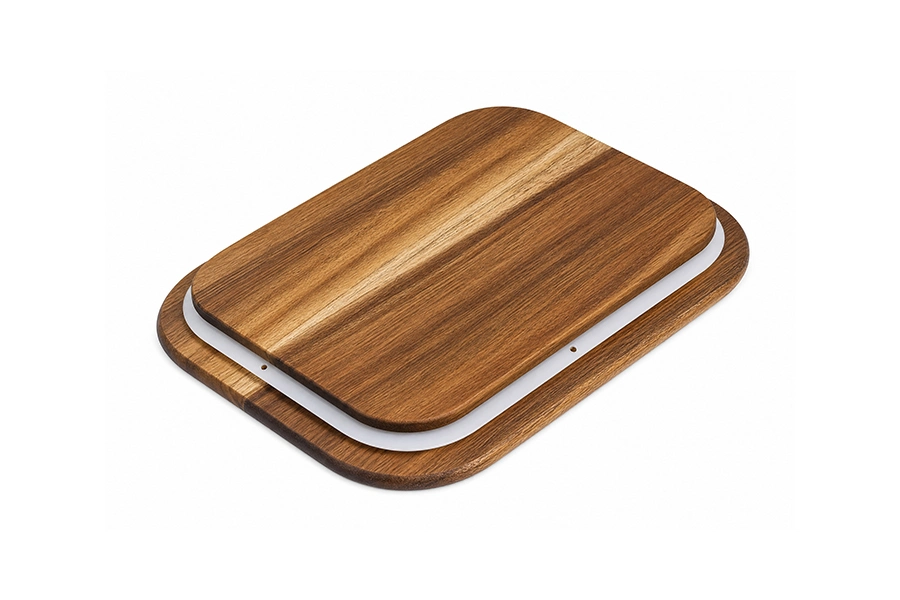 Natural Wood Lid For Food Container