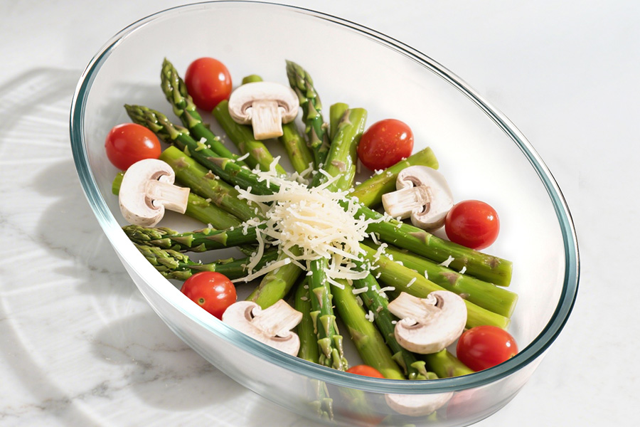 SHULOPAL Oval Glass Baking Dish