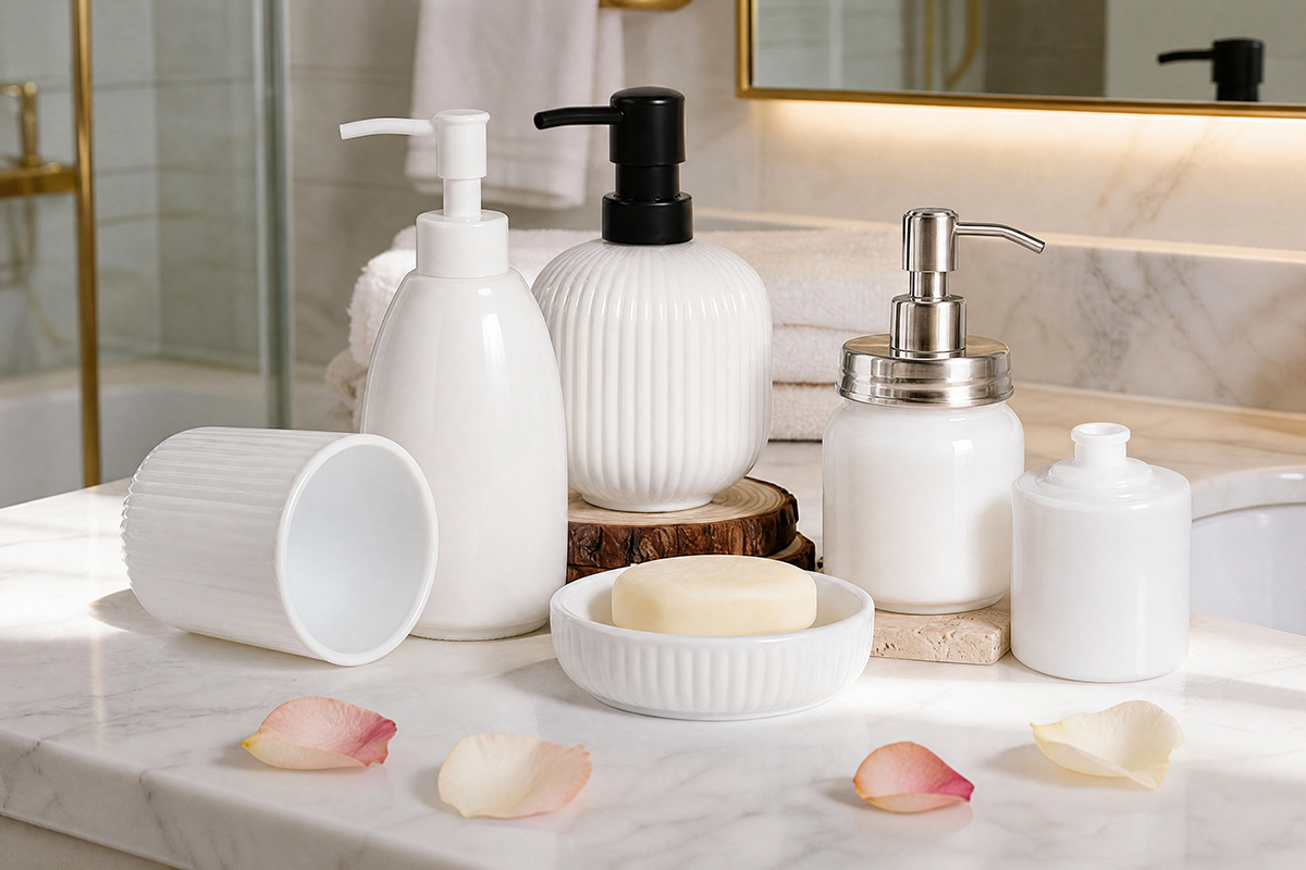 SHULOPAL opal glass-bathroom-accessories