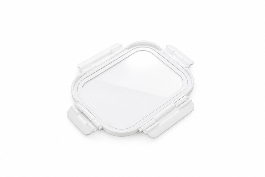 Tempered Glass Detachable Locking Lid